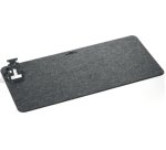 Alfombrilla de escritorio XL durable effect fieltro color antracita 700x330 mm