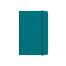 Cuaderno con gomilla antartik notes tapa dura a4 hojas lisas verde aguamarina 100 hojas 80 gr fsc