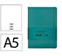 Cuaderno con gomilla Antartik notes tapa dura A5 hojas lisas verde aguamarina 100 hojas 80 g