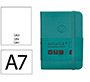 Cuaderno con gomilla Antartik notes tapa dura A7 hojas lisas verde aguamarina 80 hojas 80 g