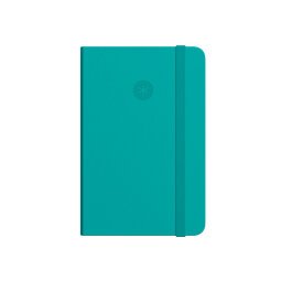 Cuaderno con gomilla antartik notes tapa dura a4 hojas lisas turquesa 100 hojas 80 gr fsc