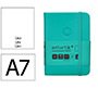 Cuaderno con gomilla Antartik notes tapa dura A7 hojas lisas turquesa 80 hojas 80 g