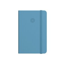 Cuaderno con gomilla antartik notes tapa dura a4 hojas lisas azul claro 100 hojas 80 gr fsc