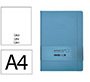Cuaderno con gomilla Antartik notes tapa dura A4 hojas lisas azul claro 100 hojas 80 g
