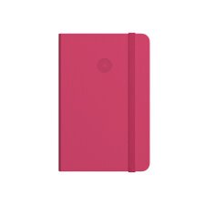 Cuaderno con gomilla antartik notes tapa blanda a6 rayas burdeos 100 hojas 80 gr fsc