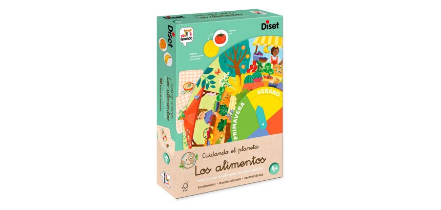 Juego diset didactico yo aprenda cuidando el planeta los alimentos