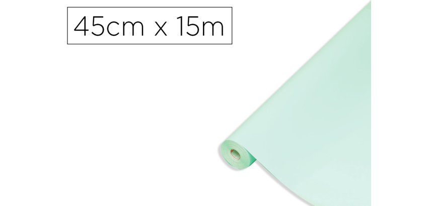 Rollo adhesivo d-c-fix verde menta ancho 45 cm largo 15 m