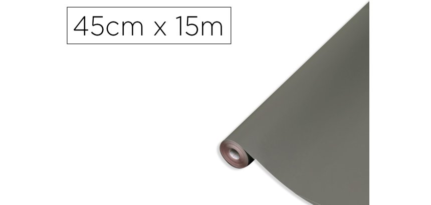 Rollo adhesivo d-c-fix gris taupe ancho 45 cm largo 15 m