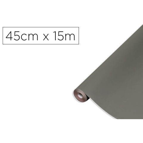Rollo adhesivo d-c-fix gris taupe ancho 45 cm largo 15 m