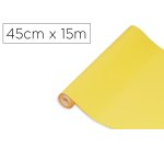 Rollo adhesivo d-c-fix amarillo lima ancho 45 cm largo 15 m