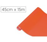 Rollo adhesivo d-c-fix naranja ancho 45 cm largo 15 mt
