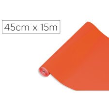 Rollo adhesivo d-c-fix naranja ancho 45 cm largo 15 mt