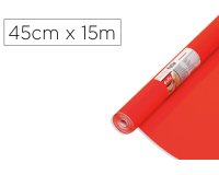 Rollo adhesivo d-c-fix bermellon ancho 45 cm largo 15 mt