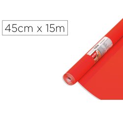 Rollo adhesivo d-c-fix bermellon ancho 45 cm largo 15 mt