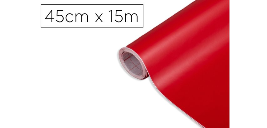 Rollo adhesivo d-c-fix rojo señales ancho 45 cm largo 15 m