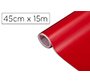Rollo adhesivo d-c-fix rojo señales mate ancho 45 cm largo 15 m
