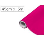 Rollo adhesivo d-c-fix magenta ancho 45 cm largo 15 m