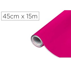 Rollo adhesivo d-c-fix magenta ancho 45 cm largo 15 m
