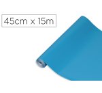 Rollo adhesivo d-c-fix cian ancho 45 cm largo 15 m