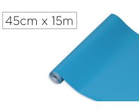Rollo adhesivo d-c-fix cian ancho 45 cm largo 15 mt