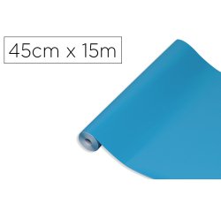 Rollo adhesivo d-c-fix cian ancho 45 cm largo 15 mt