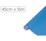 Rollo adhesivo d-c-fix azul real ancho 45 cm largo 15 m