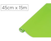 Rollo adhesivo d-c-fix verde manzana mate ancho 45 cm largo 15 mt
