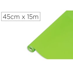 Rollo adhesivo d-c-fix verde manzana mate ancho 45 cm largo 15 m