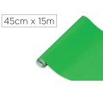 Rollo adhesivo d-c-fix verde ancho 45 cm largo 15 mt