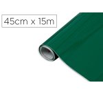 Rollo adhesivo d-c-fix verde esmeralda ancho 45 cm largo 15 mt