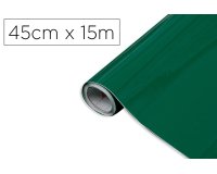 Rollo adhesivo d-c-fix verde esmeralda ancho 45 cm largo 15 mt
