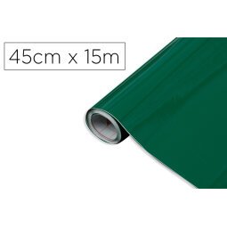 Rollo adhesivo d-c-fix verde esmeralda ancho 45 cm largo 15 mt