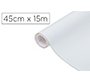 Rollo adhesivo d-c-fix blanco mate ancho 45 cm largo 15 m