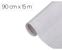 Rollo adhesivo d-c-fix blanco mate ancho 90 cm largo 15 mt