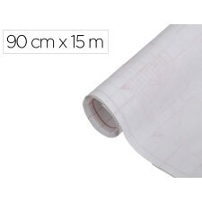 Rollo adhesivo d-c-fix blanco mate ancho 90 cm largo 15 mt