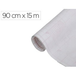 Rollo adhesivo d-c-fix blanco mate ancho 90 cm largo 15 mt