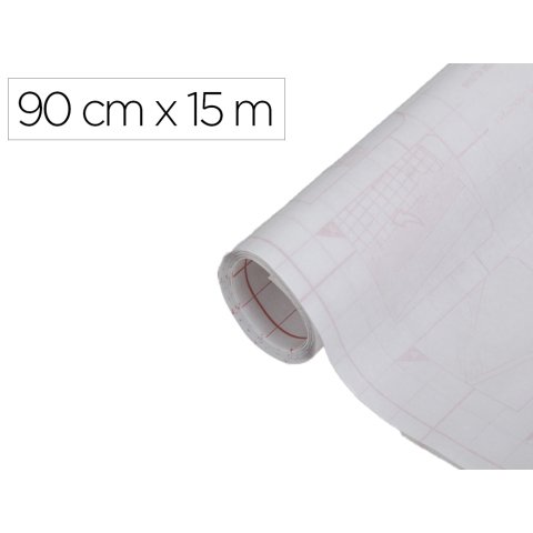 Rollo adhesivo d-c-fix blanco mate ancho 90 cm largo 15 m
