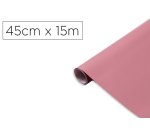 Rollo adhesivo d-c-fix rosa ceniza mate ancho 45 cm largo 15 m