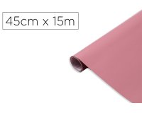 Rollo adhesivo d-c-fix rosa ceniza mate ancho 45 cm largo 15 mt