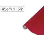 Rollo adhesivo d-c-fix burdeos mate ancho 45 cm largo 15 m