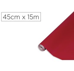 Rollo adhesivo d-c-fix burdeos mate ancho 45 cm largo 15 m
