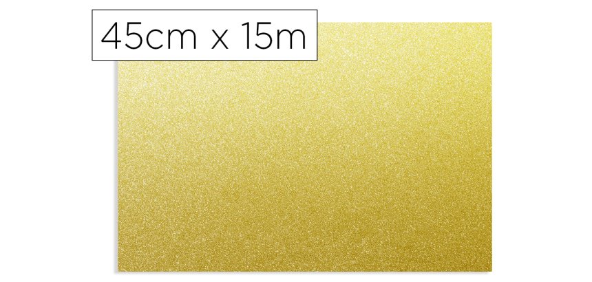 Rollo adhesivo d-c-fix oro brillo ancho 45 cm largo 15 m