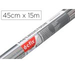Rollo adhesivo d-c-fix plata brillo ancho 45 cm largo 15 mt