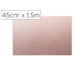 Rollo adhesivo d-c-fix rosa metal brillo ancho 45 cm largo 1,5 m