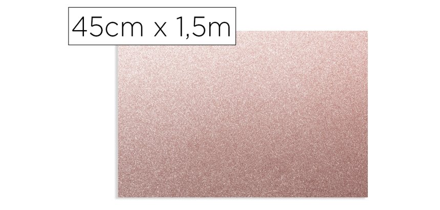 Rollo adhesivo d-c-fix rosa metal brillo ancho 45 cm largo 1,5 m