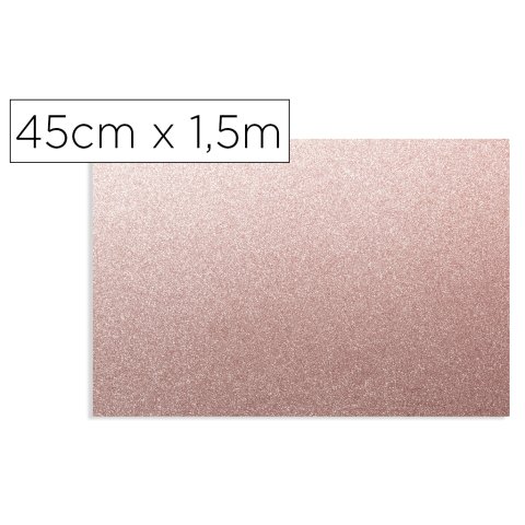 Rollo adhesivo d-c-fix rosa metal brillo ancho 45 cm largo 1,5 m