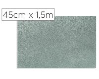 Rollo adhesivo d-c-fix gris metal brillo ancho 45 cm largo 1,5 m