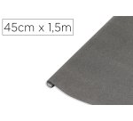 Rollo adhesivo d-c-fix antracita metal brillo ancho 45 cm largo 1,5 m