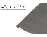 Rollo adhesivo d-c-fix antracita metal brillo ancho 45 cm largo 1,5 mt