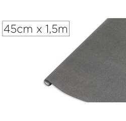 Rollo adhesivo d-c-fix antracita metal brillo ancho 45 cm largo 1,5 m